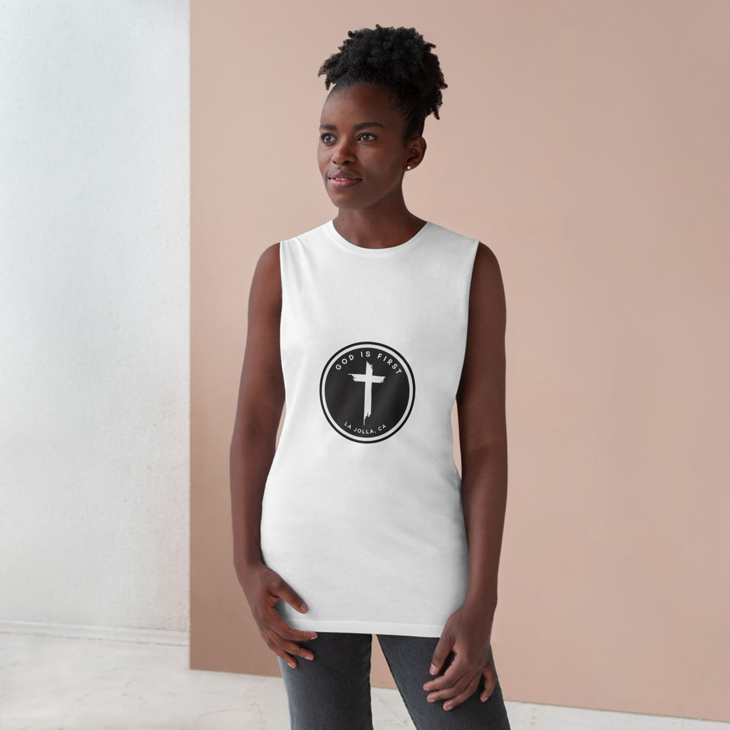 God First White Tank