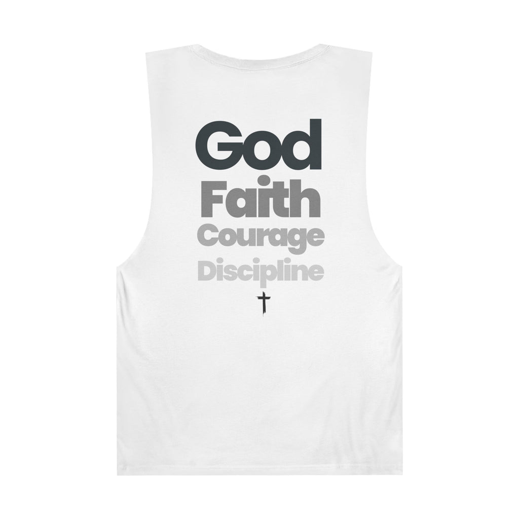God First White Tank